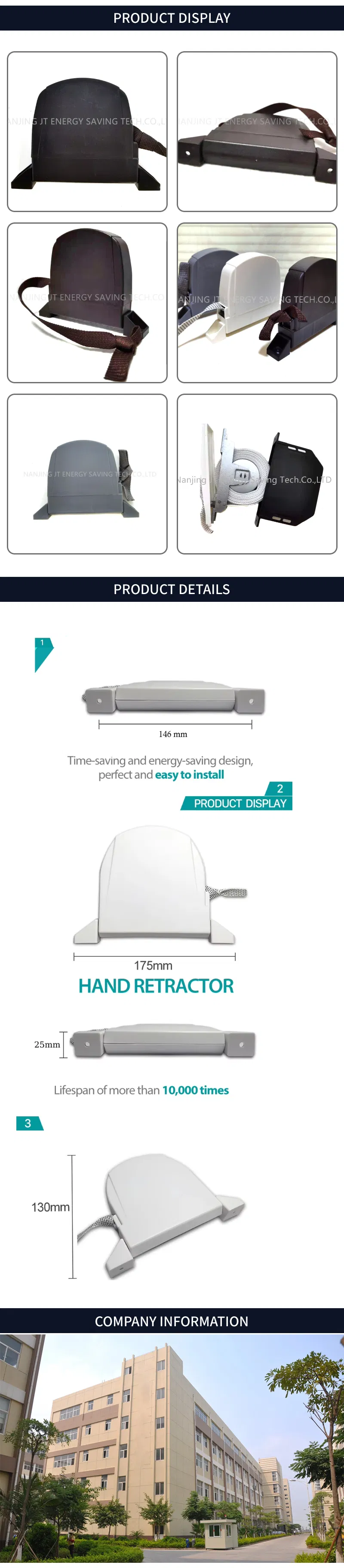 Aluminum Roller Shutter Components Detachable Strap Coiler