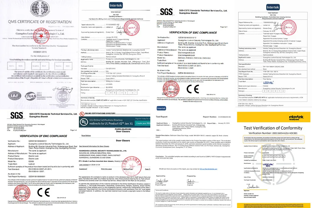 Quality Certificates