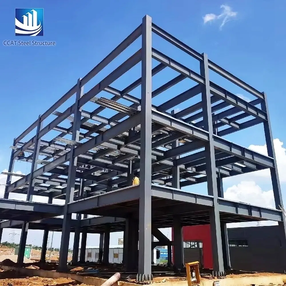 Precision-Manufactured Prefabricated Customized Steel Structure Members Component for Multi-Storey Building Frames