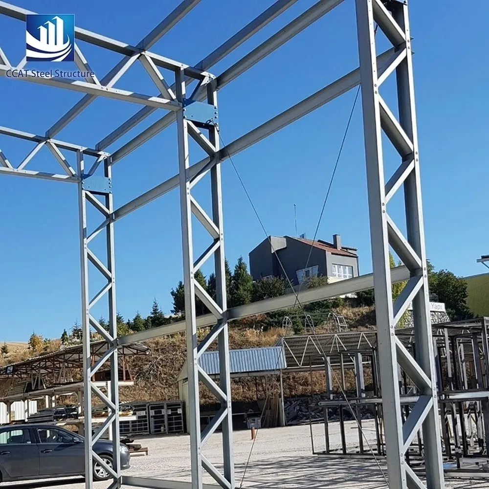 Corrosion-Resistant High-Strength Customized Steel Structure Accessories Component for Subway Station Entrance Canopies