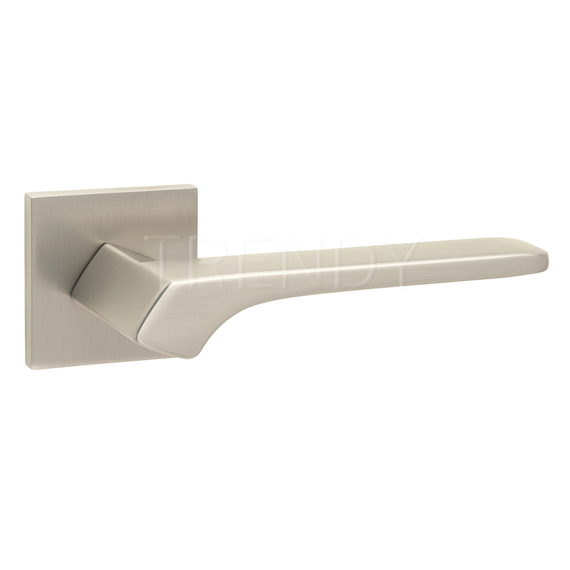 Furniture Door Window Hardware MSN Zinc Alloy Door Lock Handle on Square Base (Z6262-ZR25)