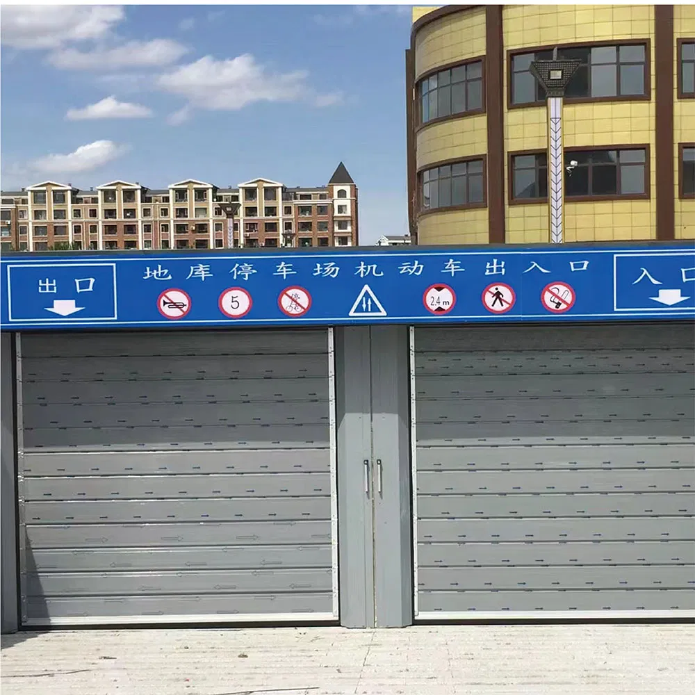 Industrial Rolling Rapid-Action High-Speed Aluminum Alloy Spiral Door Roller Shutter Door Sectional Garage Door Automatic Garage Door