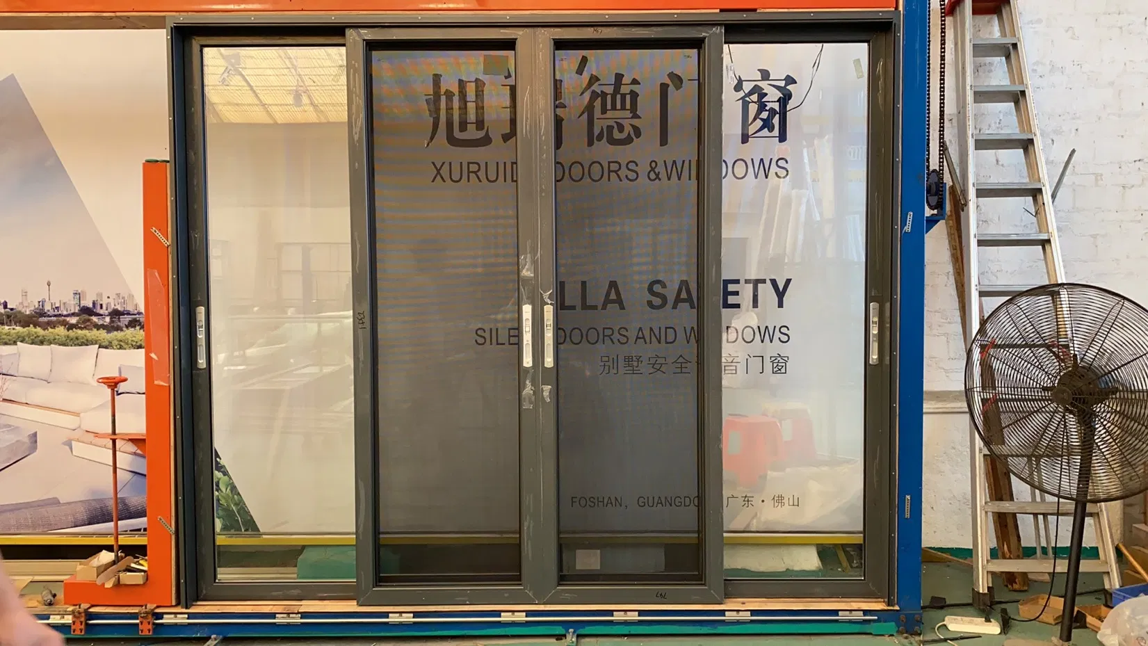 Sinogar Ls80 Lift and Slide Door with 2 Tracks