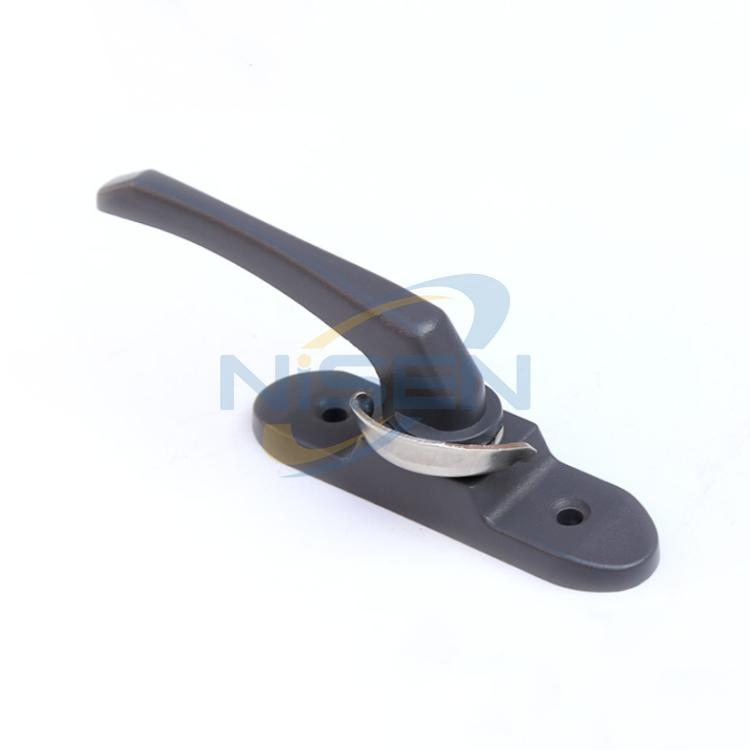 Window Hardware Crescent Lock UPVC Window and Door Making Handle Sliding Window Lock Cl03-Black Durable Best Price Cheap Hot Sale in 2023