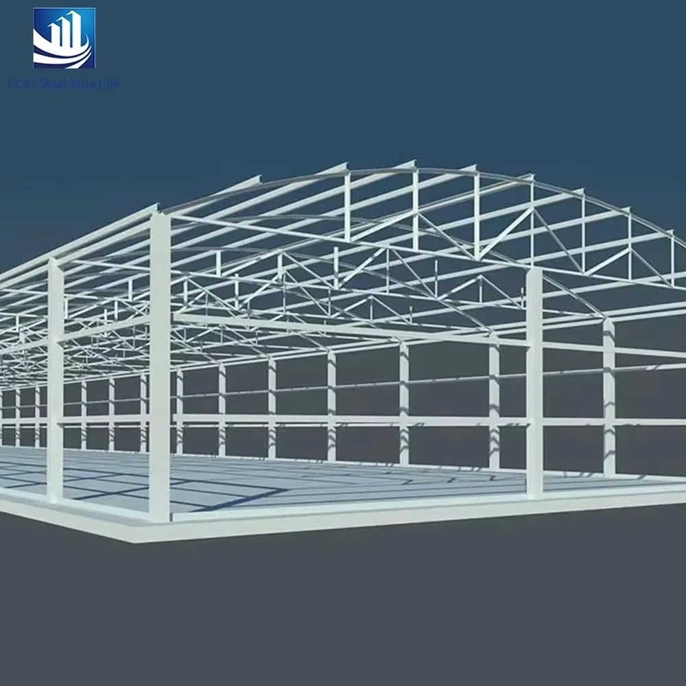Large-Span High-Strength Fabricated Prefabricated Steel Structure Members Component for Museum Roofing