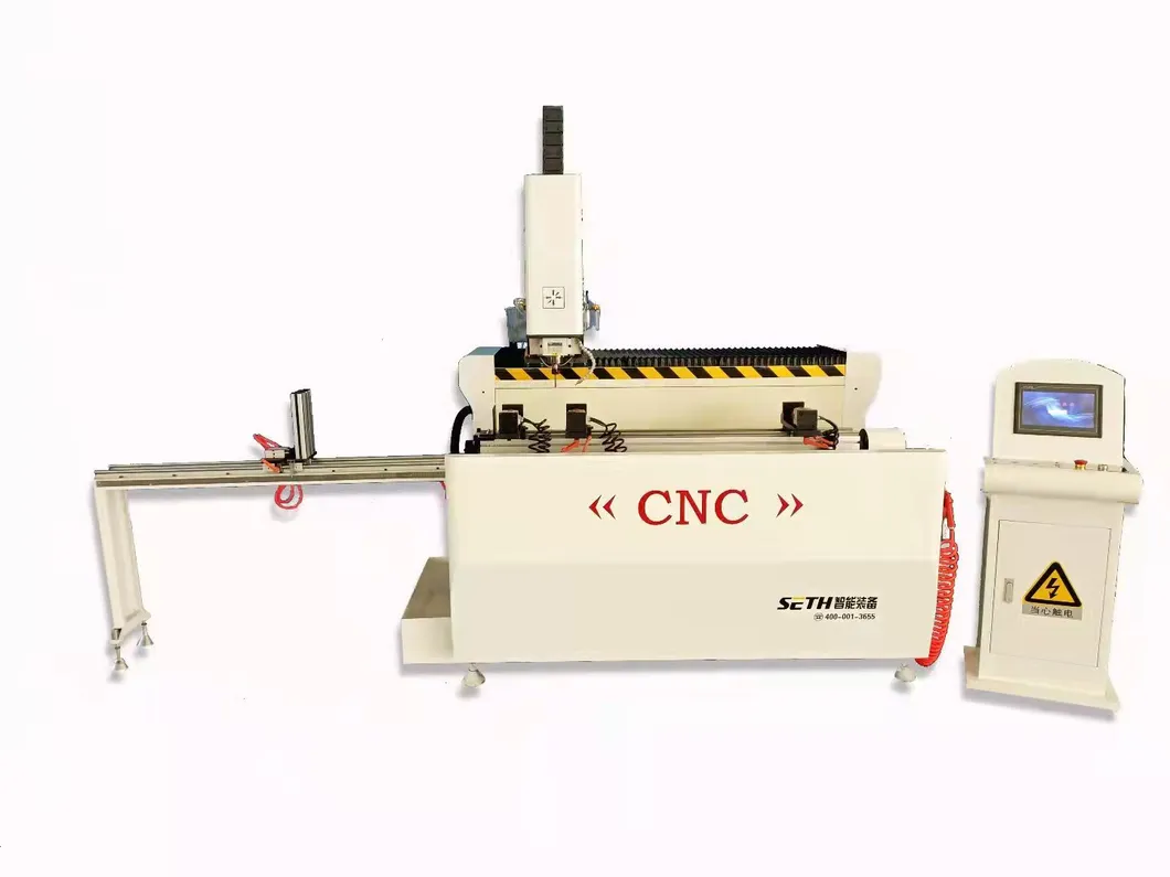 CNC Door Lock Hole Drilling Milling Cutting Machine