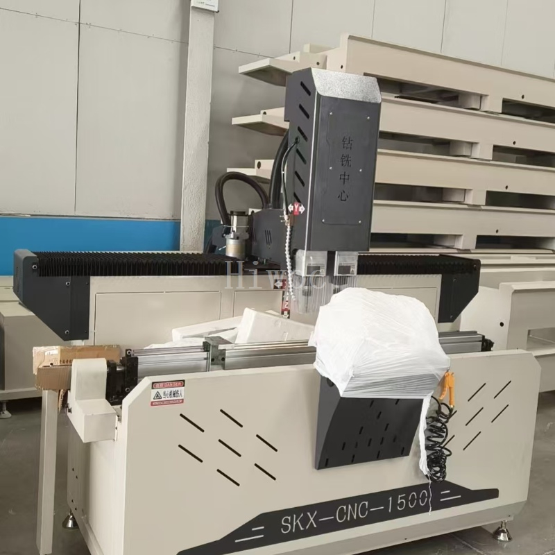 3 Axis Hardware Lock Hoes CNC Drilling and Milling Machine for Window and Door