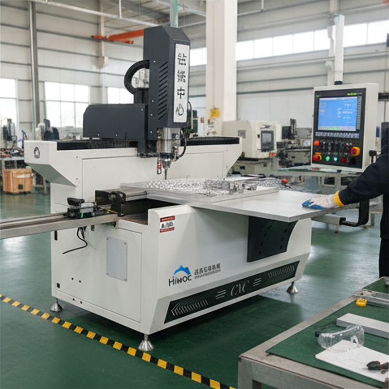 3 Axis Hardware Lock Hoes CNC Drilling and Milling Machine for Window and Door