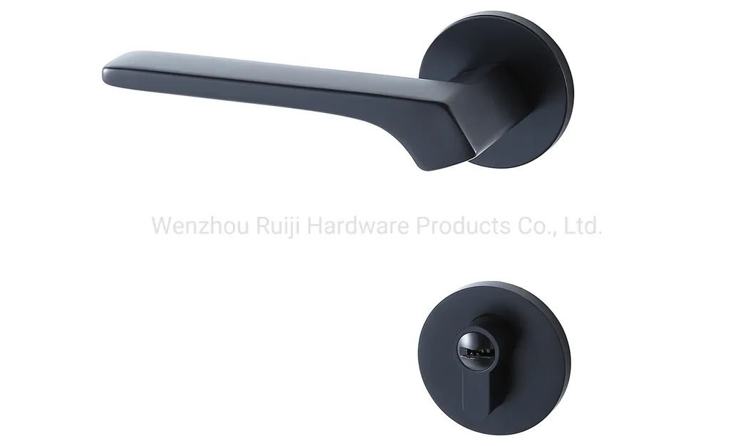 Zinc Alloy Door Lock Handle Side View