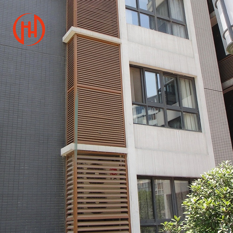 Exterior Decorative Wall Panel Aluminum Air Conditioner Cover Curtain Walls Cover