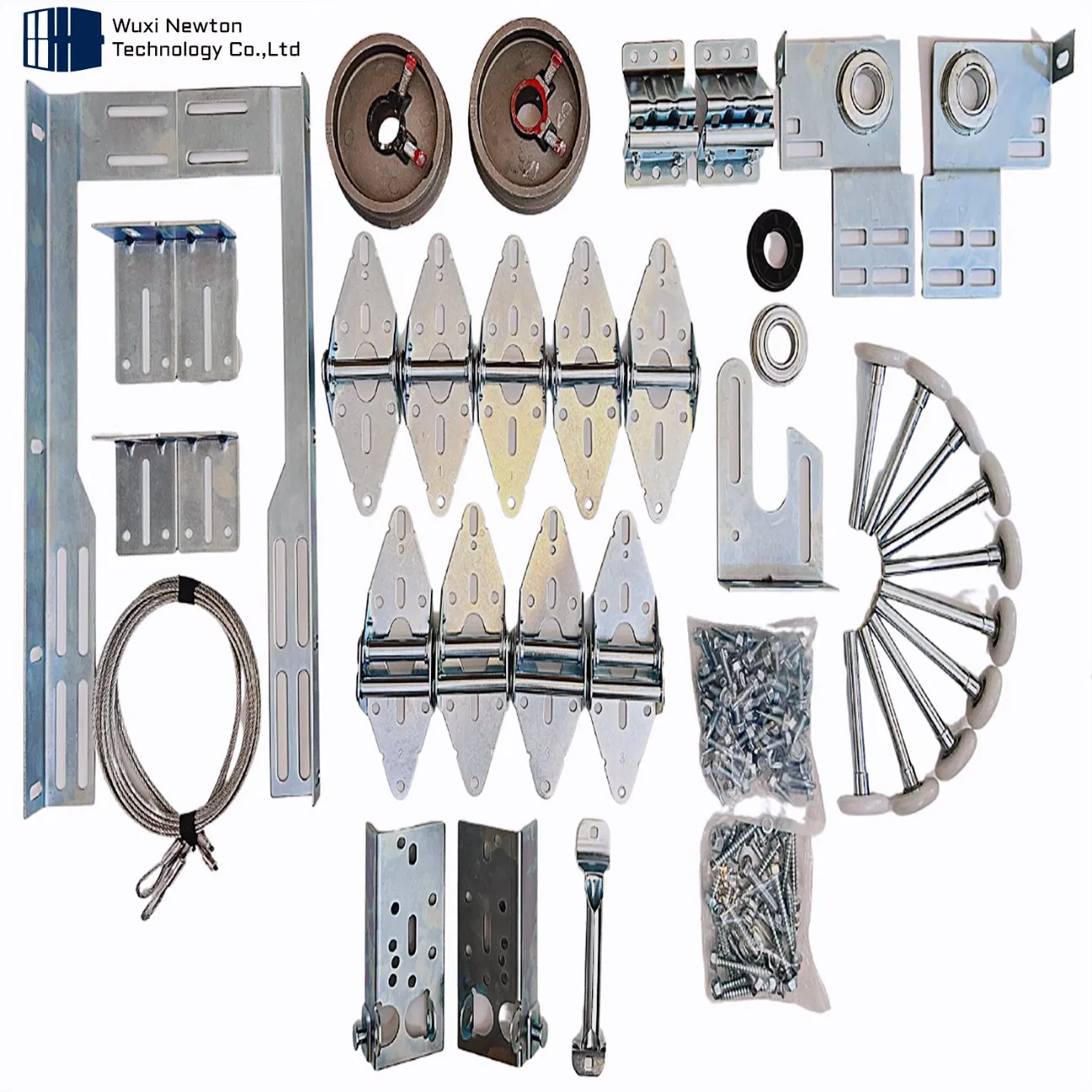 Vertical Bi-Folding America Sectional Garage Door Hardware Door Parts Stainless Garage Door Components