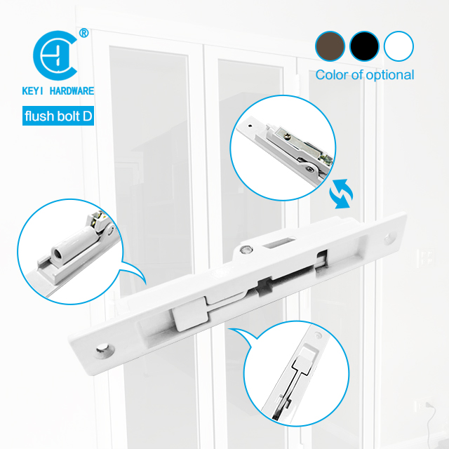 Die-Casting Sliding Door Latch Aluminium Doors Flush Bolt