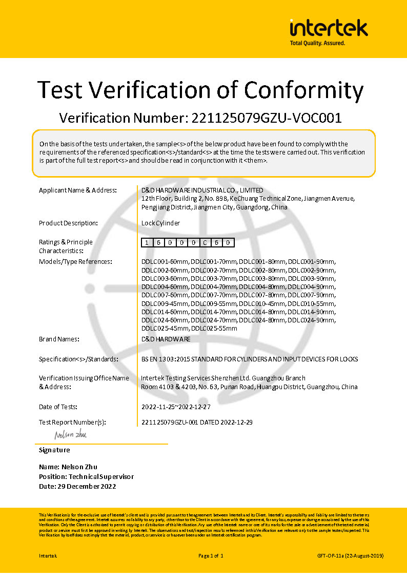 BS En1303 Fire Rated Master Key Euro Profile High Security Mortise Lock Core Solid Brass Entry Entrance Metal Door Single Half Double Thumb Turn Lock Cylinder