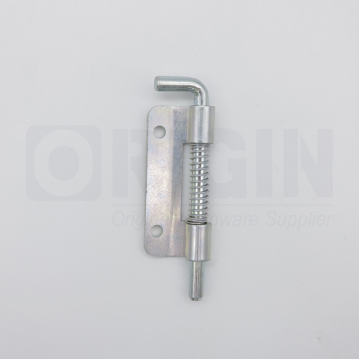Steel Truck Spring Hinge Loaded Latch Shoot Bolt Pin Bracket Hinge