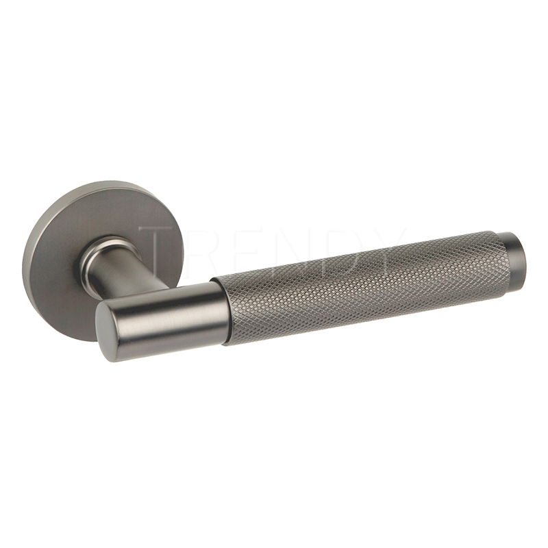 Fashion Black Furniture Hardware Zinc Alloy Door Window Lock Zamak Decorative Handle (Z6243-ZR33)