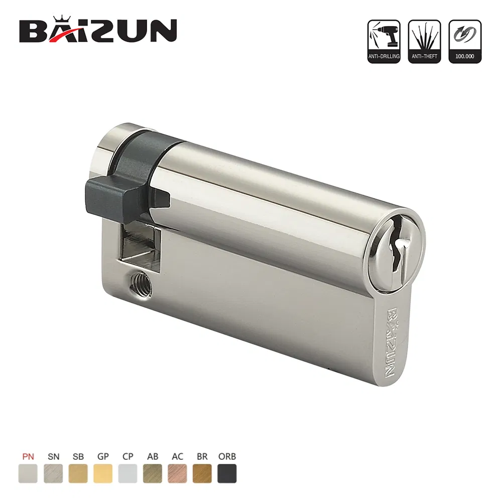 Door/Window Security Hardware Short Brass Lock Cylinder From China Manufacturer