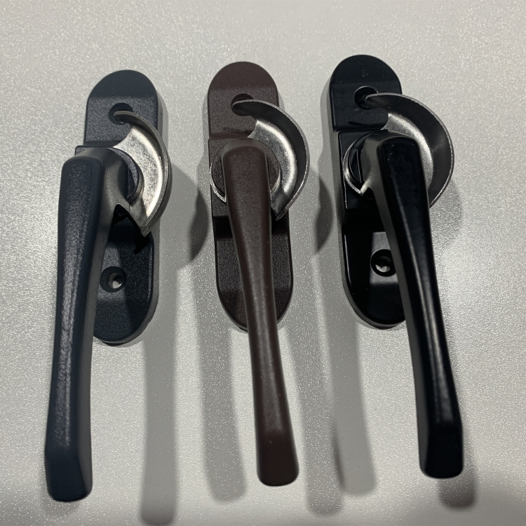 Window Hardware Crescent Lock UPVC Window and Door Making Handle Sliding Window Lock Cl03-Black Durable Best Price Cheap Hot Sale in 2023