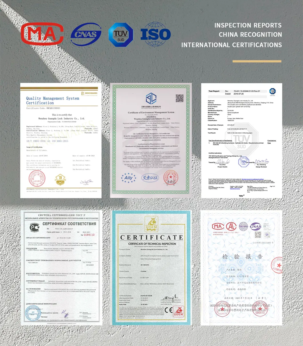 Certifications