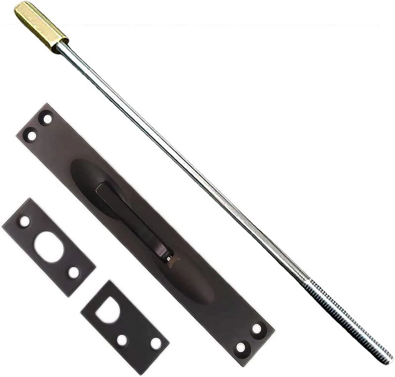 Brass Flush Door Hardware Window Latch Stainless Steel Extension Bolt