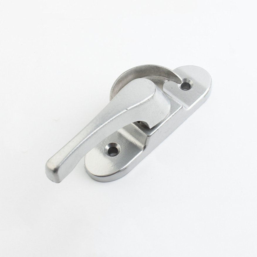 Nisen Cl02 UPVC Window Crescent Lock Door Handle Sliding Moon Lock Aluminum Zinc Hardware Accessories