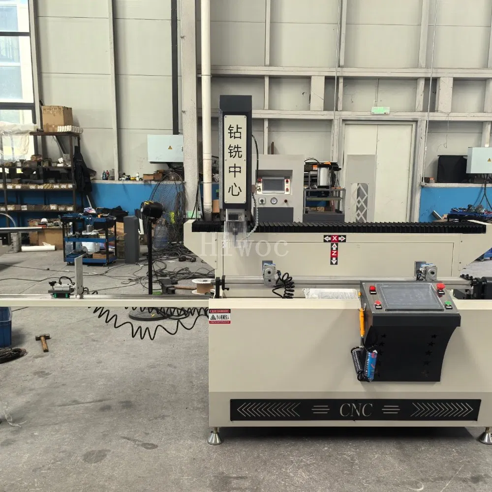 3 Axis Hardware Lock Hoes CNC Drilling and Milling Machine for Window and Door