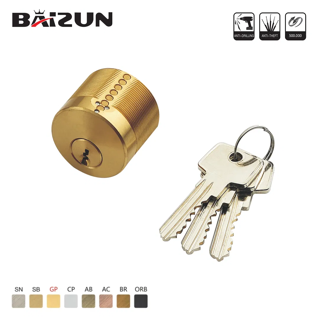 Commercial Drawer Window Door Anti-Theft Mortise Lock Cylinder with 3 Keys