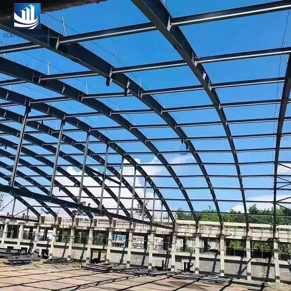 Large-Span High-Strength Fabricated Prefabricated Steel Structure Members Component for Museum Roofing