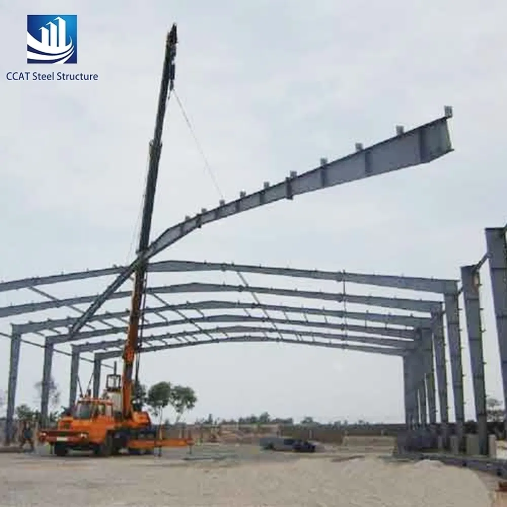 Large-Span Fabricated Customized Steel Structure Members Component for Public Library Roof Systems