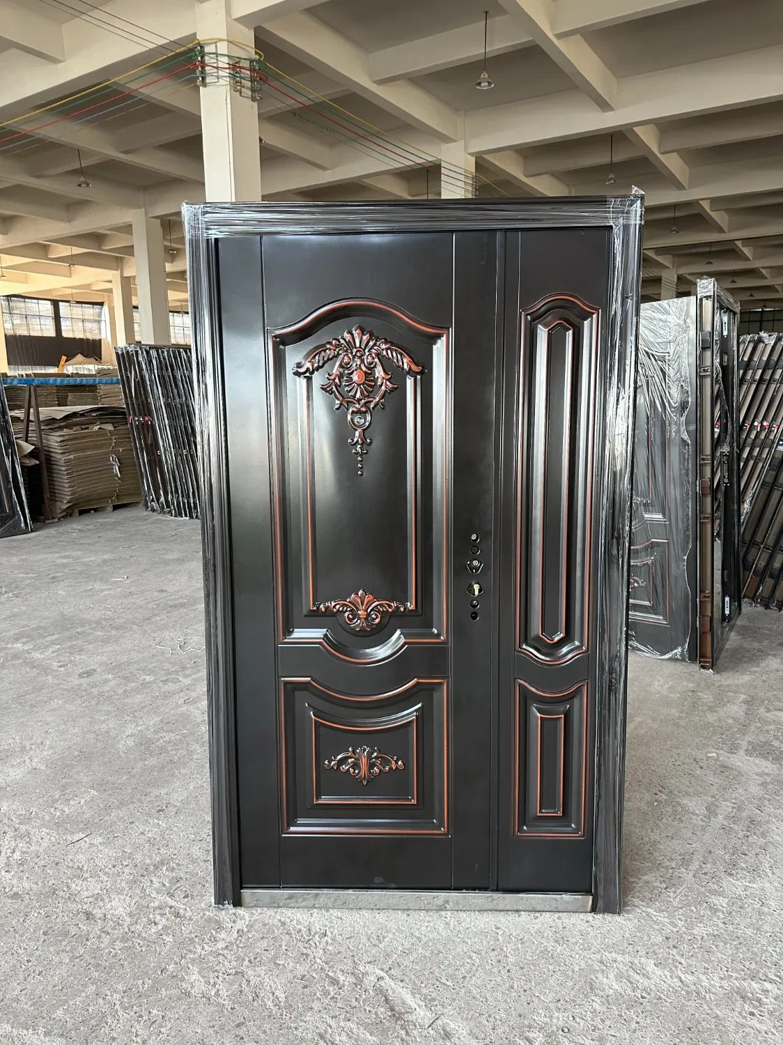 8 Languages Smart Lock Exterior Steel Door Entry Metal Front Security