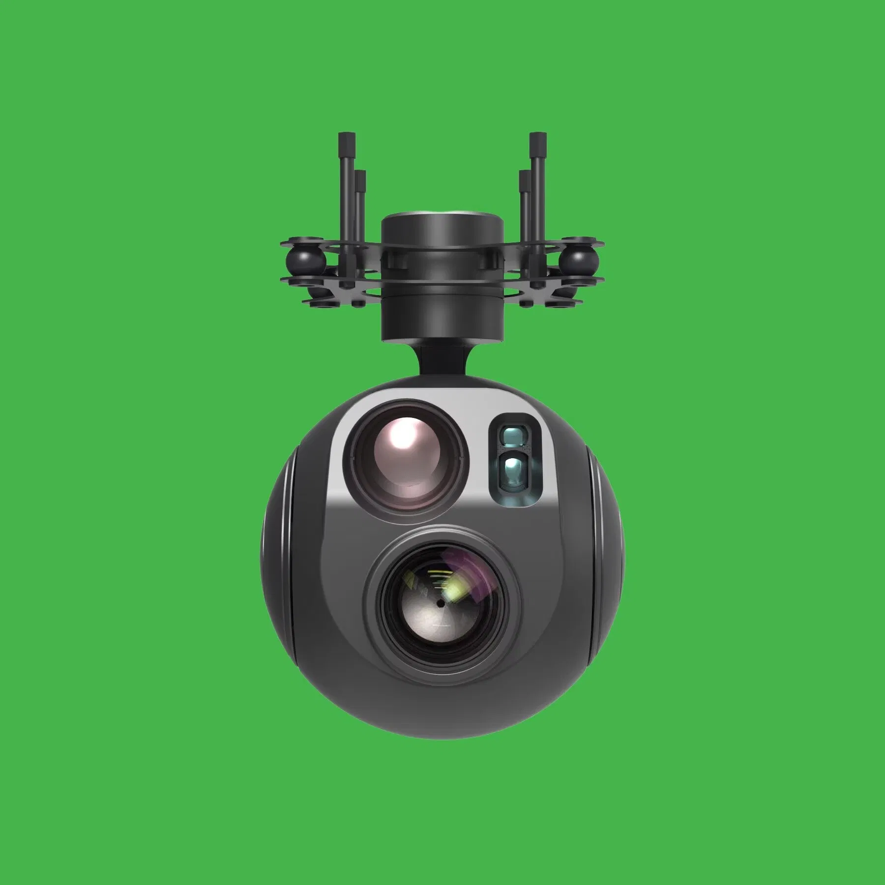 Pan ≥ 50°/S, Tilt 50°/S Lightweight Design 3-Axis Stabilized Payload