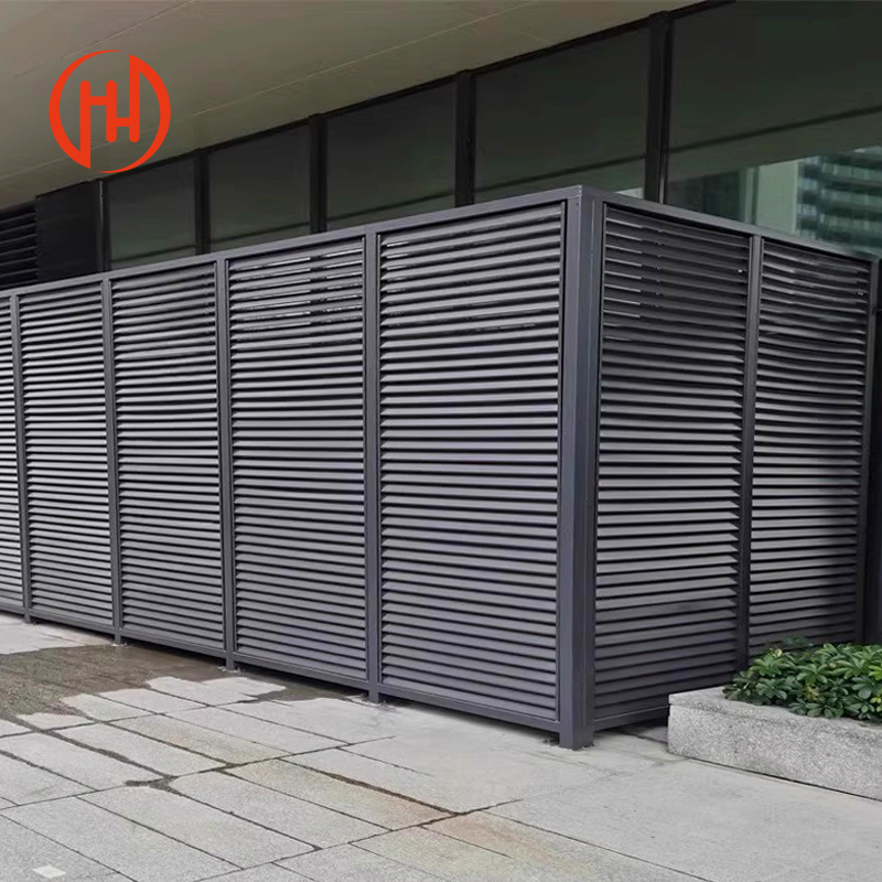 External Rain Proof Weather Metal Air Conditioner Louver Aluminum Air Conditioner Cover