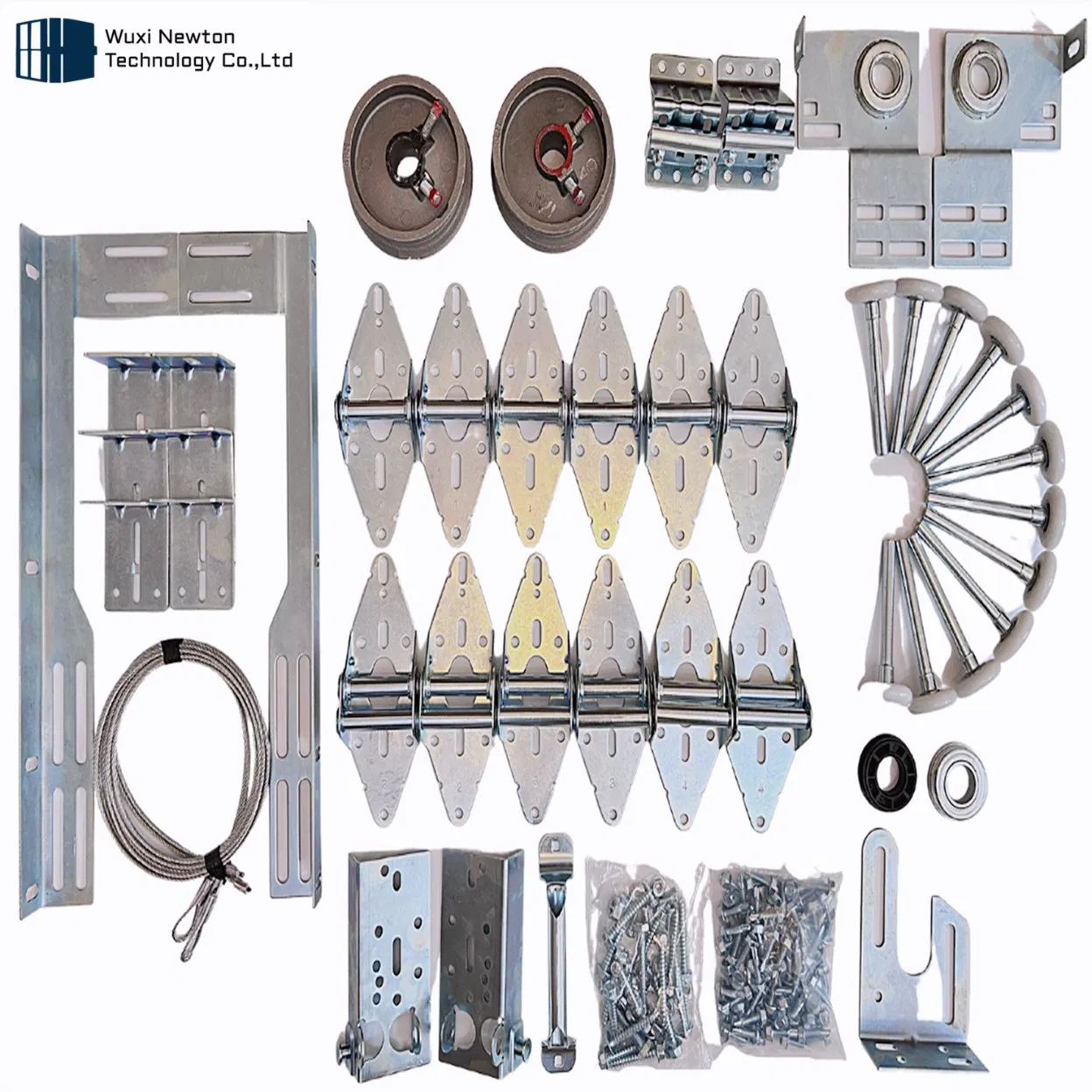 Vertical Bi-Folding America Sectional Garage Door Hardware Door Parts Stainless Garage Door Components