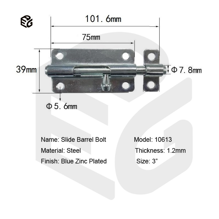 2" 304 Stainless Steel Door Bolt for Marine Cabin Doors &amp; Windows, Saltwater-Proof Satin Finish Bolt
