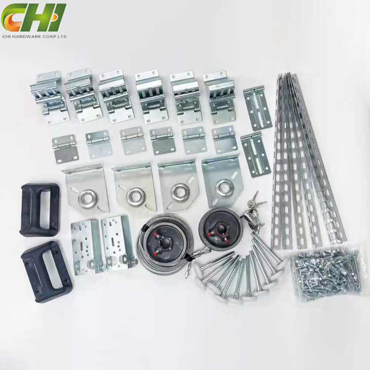 High Quality Side Horizontal Sliding Sectional Doors Parts up-and-Over Garage Door Component for Residential