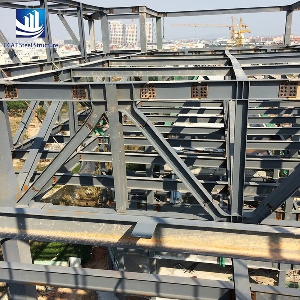 Weather-Resistant Large-Span Precision-Manufactured Steel Structure Members Component for Open-Air Assembly Halls