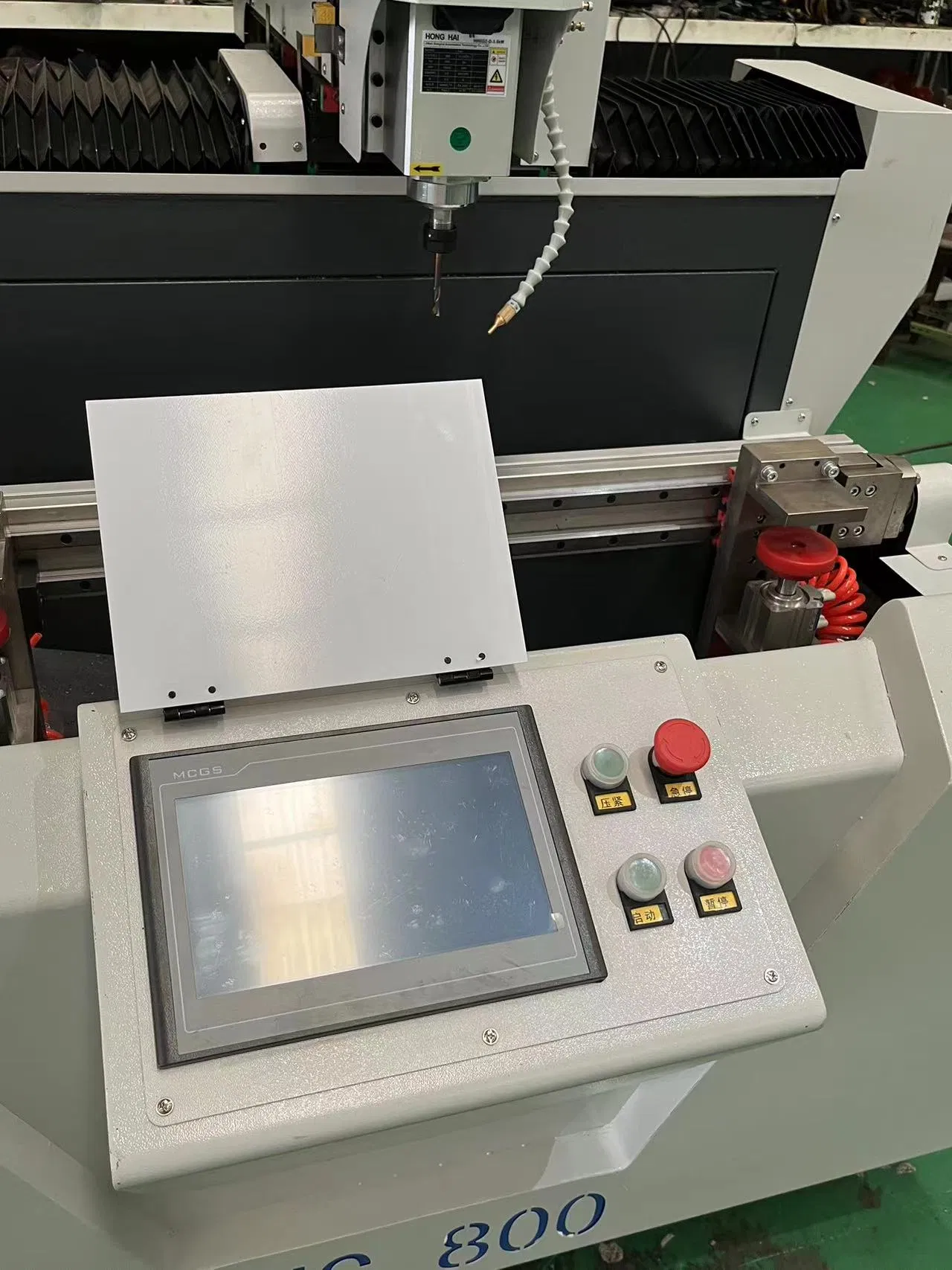 800mm Automatic CNC Door Lock Hole Aluminum Drilling Milling Machine for Aluminum PVC Profile Window Door Making with Patents and CE