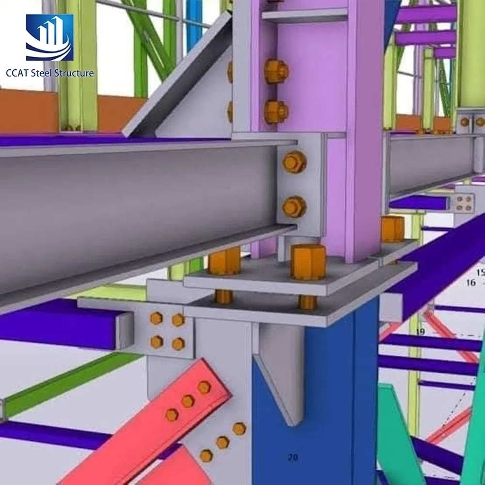 Customized Weather-Resistant Precision-Manufactured Steel Building Structure Accessories Component for Urban Plazas