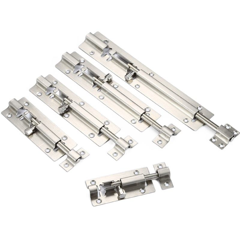 Stainless Steel Bolt for Home Decoration Cabinet Doors and Windows Anti-Theft Door Bolt