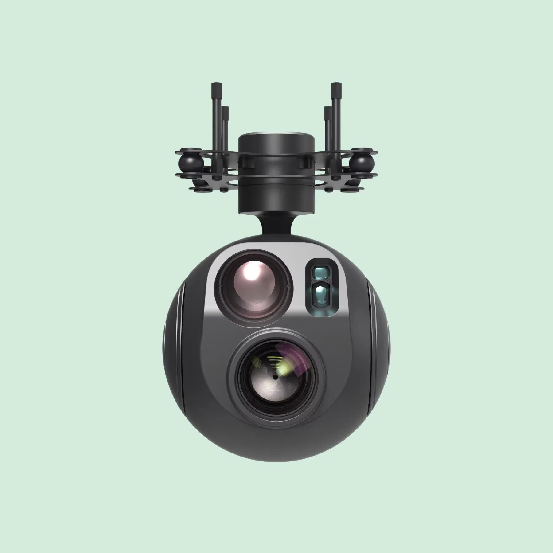 Pan ≥ 50°/S, Tilt 50°/S Lightweight Design 3-Axis Stabilized Payload
