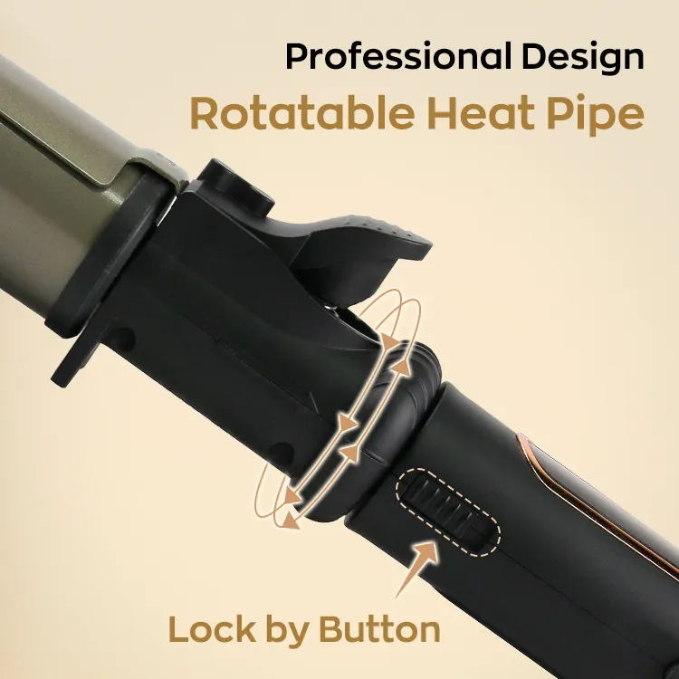 Titanium Rotating Hair Curler Detail 4