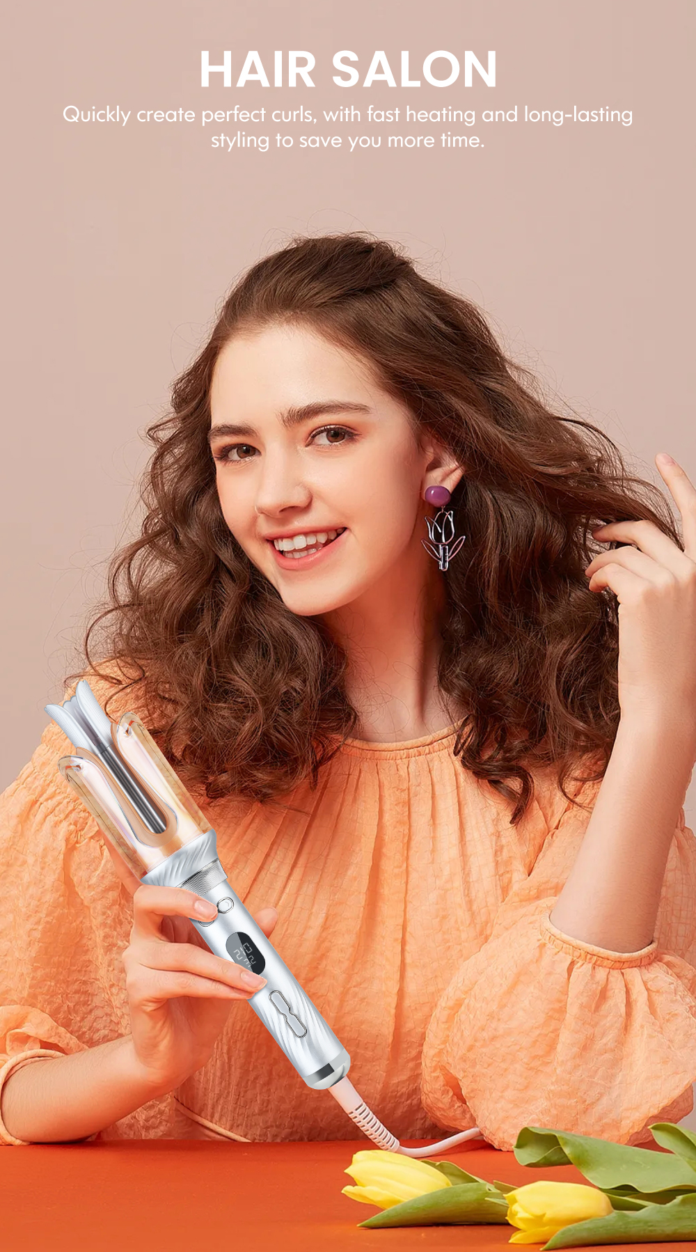 Automatic Curling Iron Detail 2