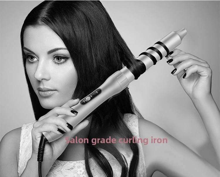 2025 Hot Selling LED Head-Changing 5-in-1 Curling Iron Set Quality Ceramic Electric Straight Curling Iron Curling Comb