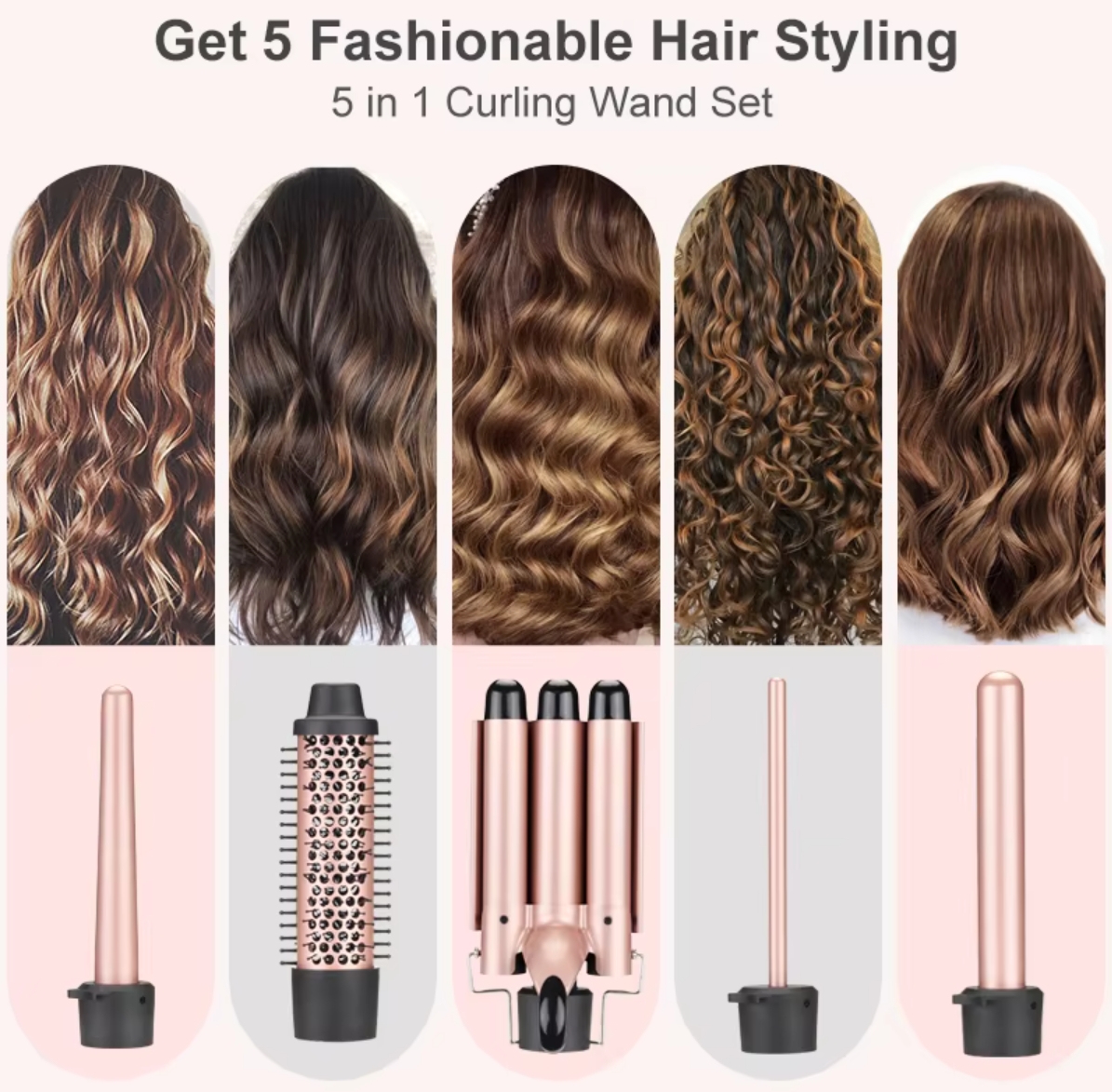 Curling Wand Set 8