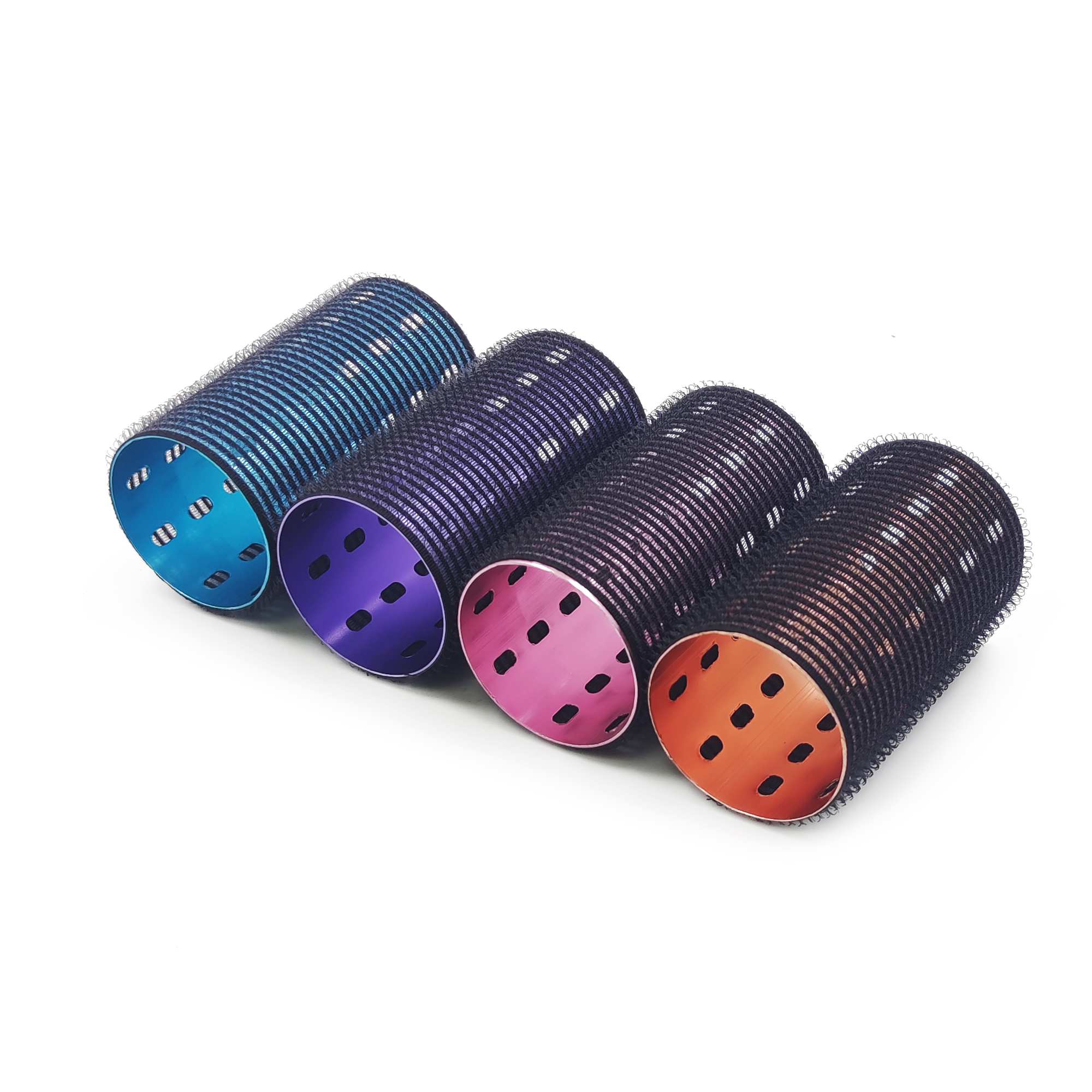 Professional DIY Styling Tools Customized Box Hair Roller Set Aluminum Core Metal Hot Hair Curler for Home Use