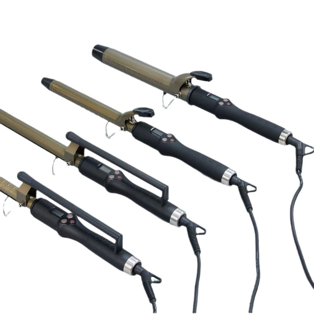 Wholesale Spiral Hair Curler with Temperature Display 360 Degree Rotating Hair Iron for Salon Car Home Hotel and RV Use