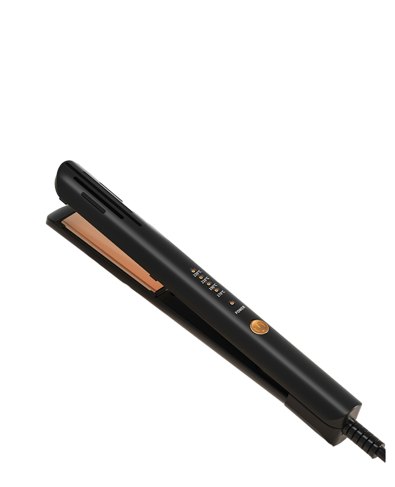 2-in-1 Hair Straightener and Curling Iron with Dual Voltage