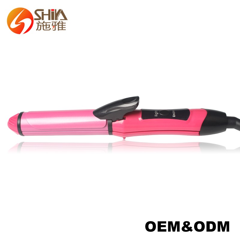 Pink Mini Tourmaline Ceramic Cheap Price 2 in 1 Hair Straightener and Curler