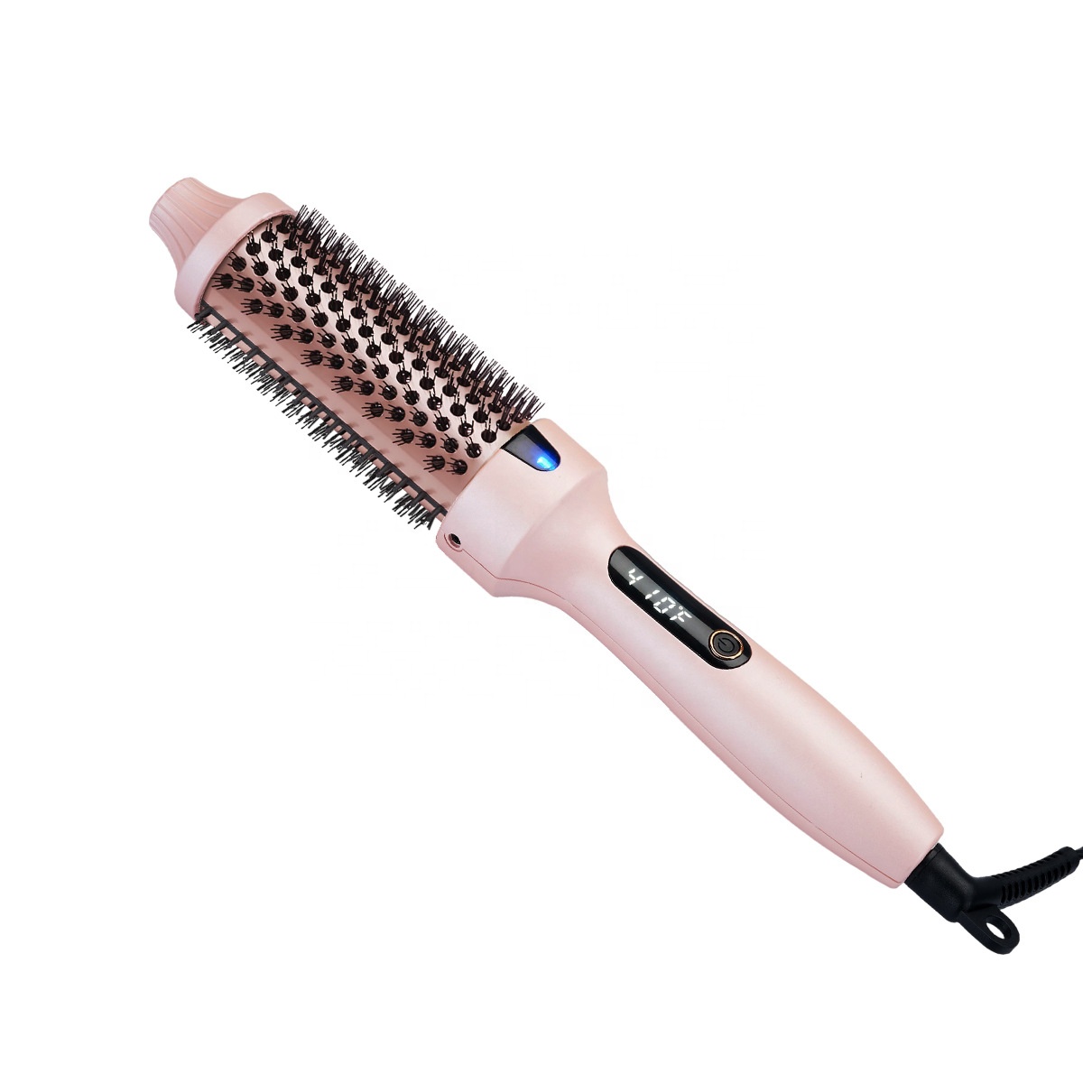 Tourmaline Ceramic Hair Curler with LCD Temperature Display and Moisturizing Negative Ions for Maintains Hair Health