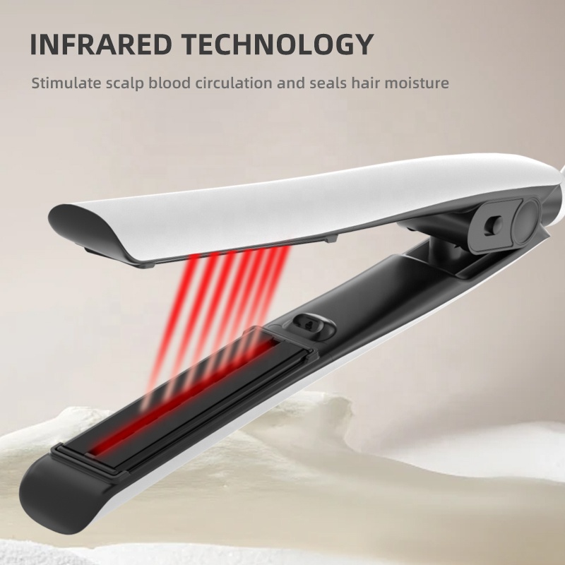 Fast Heating Straightening Styling Care Tool Infrared Ceramic Tourmaline Ionic Curling Iron and Flat Iron