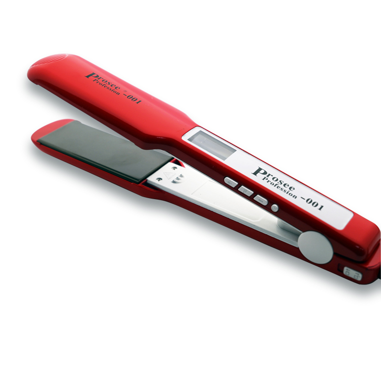 PROSEE US Hair Straightener LED Display Hair Curling Tools Barber Shop Titanium 110-240V 2.5m Line Professional Hair Curler